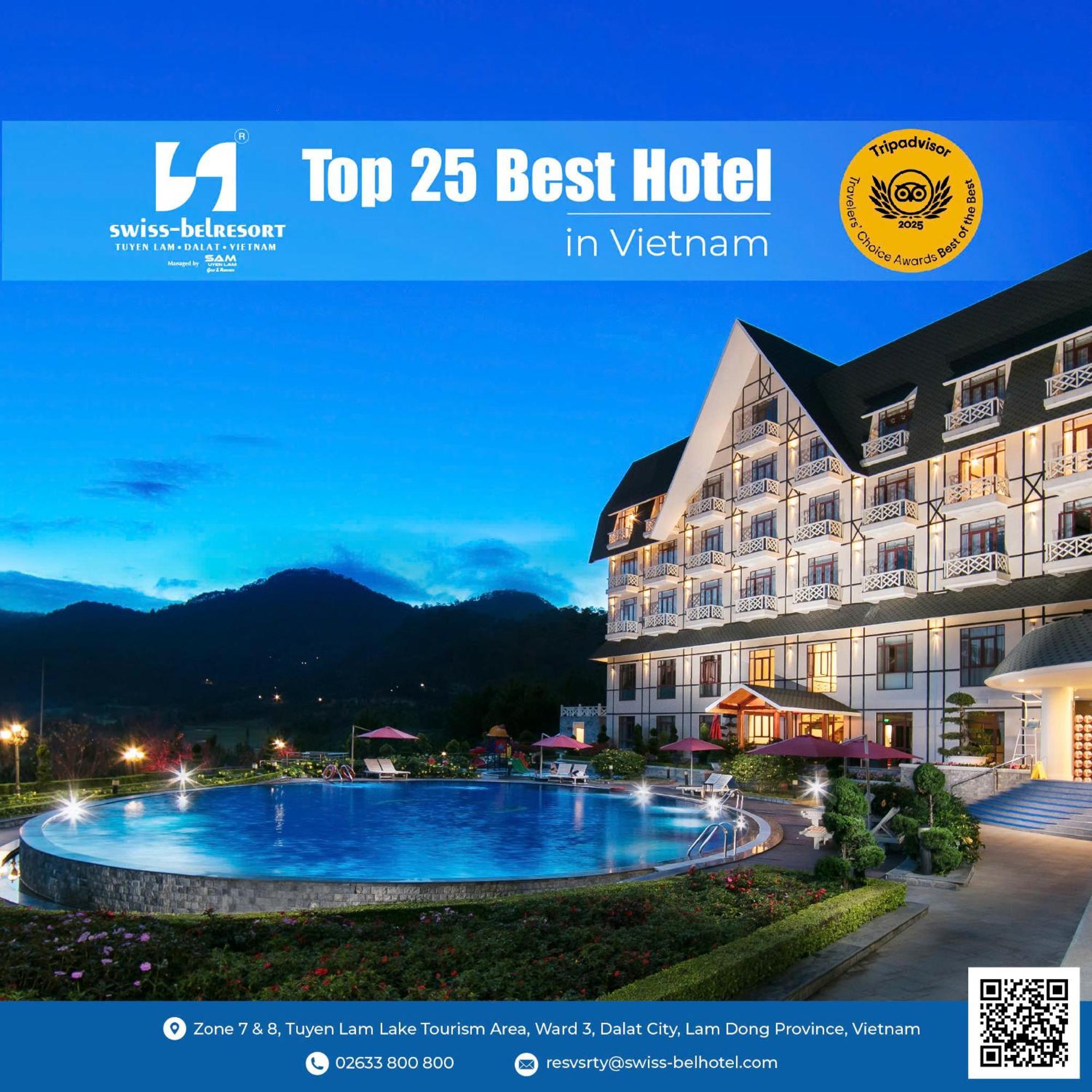Swiss-Belresort Tuyen Lam Dalat Exteriör bild